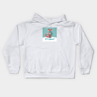 Let it Snow Fox Kids Hoodie